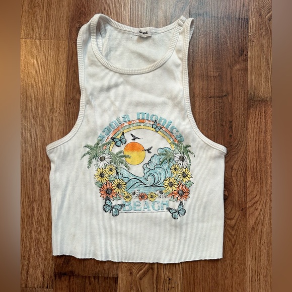 Garage tank top, slightly stained. - Picture 1 of 2